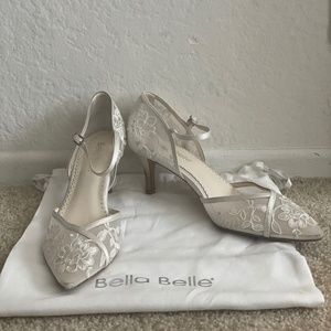 Bella Belle Candice Ivory Bridal Shoes